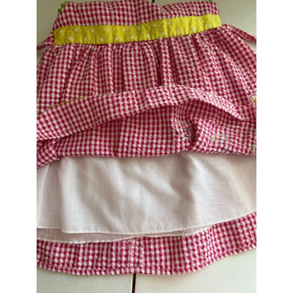 B.T. Kids Pink Gingham Toddler Dress With Floral & Ladybug Embroidery 24 Months - Picture 6 of 6